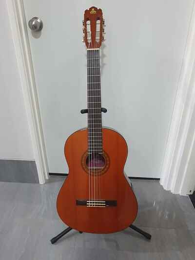 RARE  1978 KISO SUZUKI TAKEHARU G-120 CLASSICAL ACOUSTIC GUITAR MADE INJAPAN