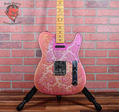 Fender Vintage Telecaster 1968 Conversion Refin Pink Paisley w / OHSC