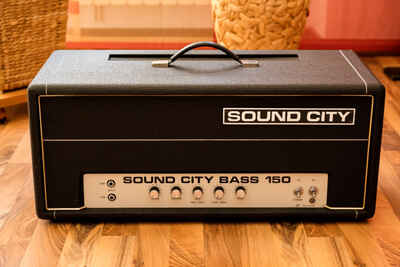 Sound City Bass 150 Verstärker Vintage  1974 Hiwatt Bass Guitar GEC KT 88 Tube