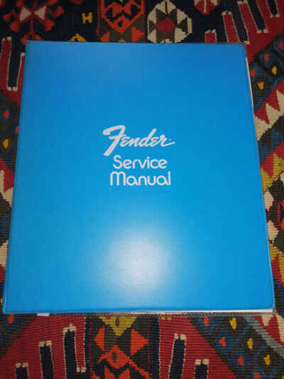 Fender Service Manual für Händler 1976; Rarität