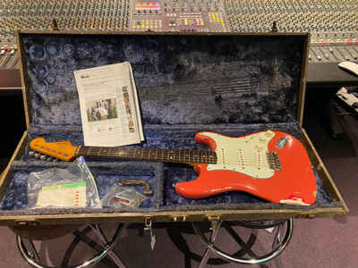 1961 Fender Stratocaster Fiesta Red Vintage Guitar ARTIST OWNED Original Receipt