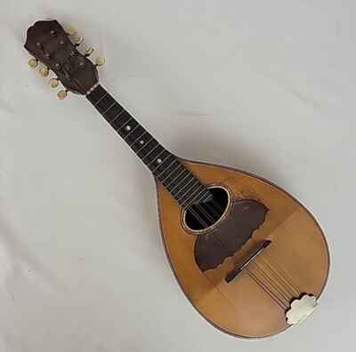 Antique L H. Leland "The Brilliantone Mando" Mandolin Early 1910s? Needs Repair