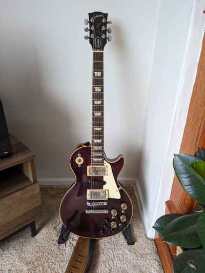 1989 Gibson Les Paul Standard Wine Red with integrated Fuzz Factory + 3rd pickup