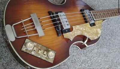 Vintage 1966 Hofner Beatle Bass