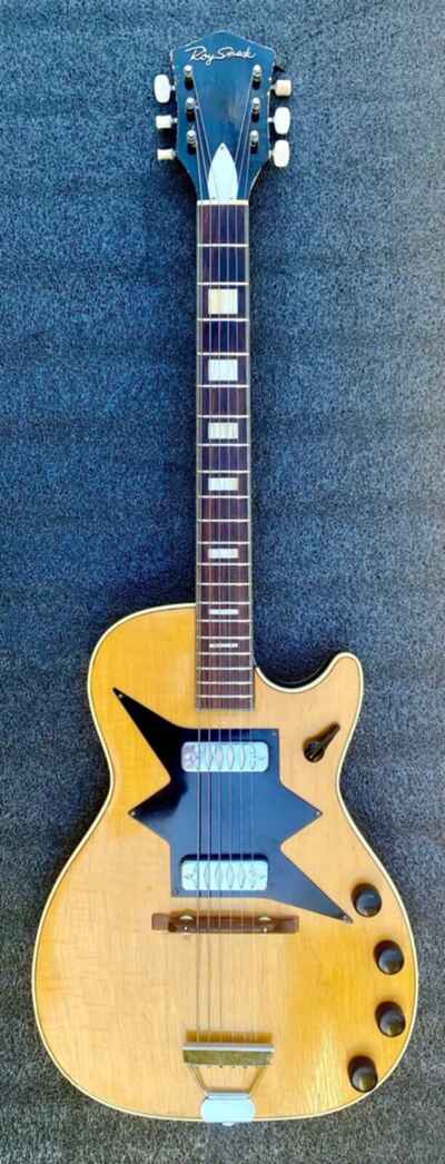 Vintage Original 60??s Harmony Roy Smeck H-7208 Statotone Jupiter Guitar