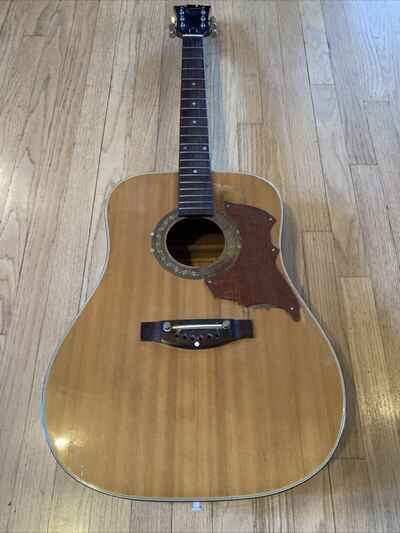 Vintage Conrad Japan Acoustic Guitar Spruce Top? w /  Gibson Style Headstock TLC
