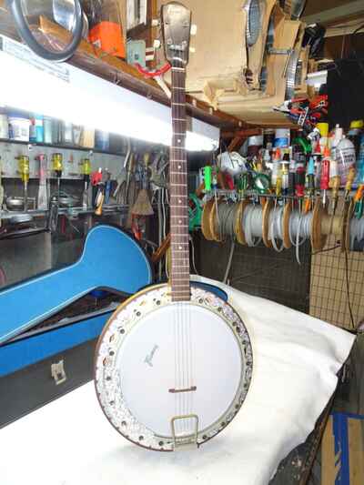 Vintage Framus  5-string Banjo With Original Case Beautiful Piece !