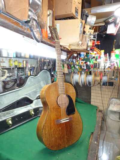 1959 GIBSON LG-0 Acoustic Guitar Good Vintage Player Condition + Hardshell Case