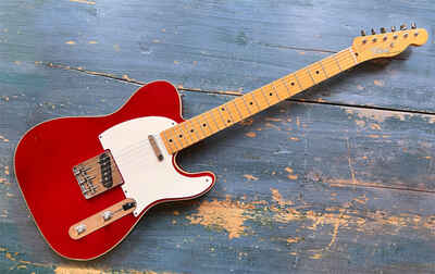 Tokai Breezy Sound TE50 1984 Telecaster Typ Rot E-Gitarre aus Japan