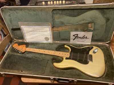 fender stratocaster silver anniversary edition 1979