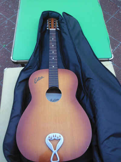 EASTON ITALY CUSTOM VINTAGE GUITAR WOOD PIN LINE SUNBURST METAL BRIDGE 1970