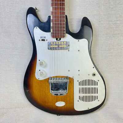 Teisco TRE-100 1965 Sunburst MIJ Built in Amp TRG-1 Gold Foil