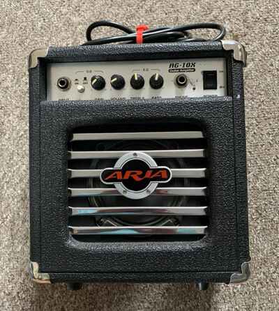 Aria AG-10X Guitar Amplifier Amp VGC Carbon Electric Music