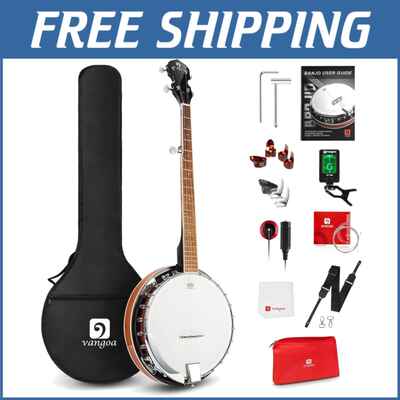 Transformative 5-String Banjo with Adjustable Height - Perfect for All Levels
