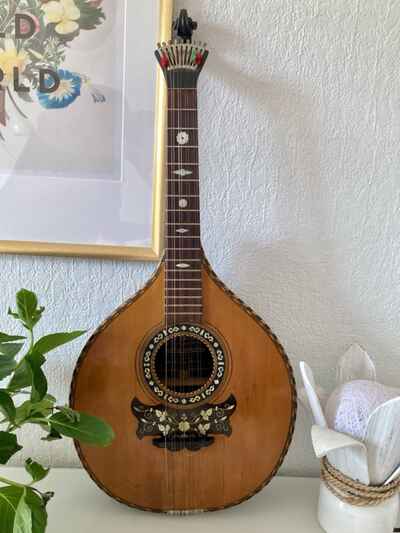 C H. BÖHM Waldzither No 3 Antique Mandolin Specialist Instrument Plays Well