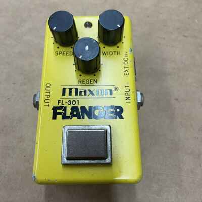Maxon FL-301 Flanger Guitar Effect Pedal Shipping Free From Japan Vintage S1