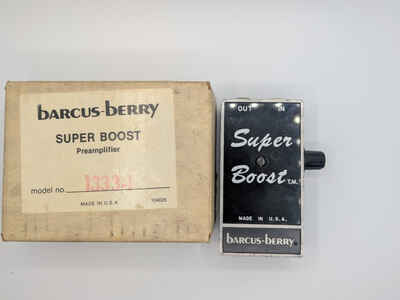 Barcus-Berry Model 133-1 Super Boost Preamplifier - Vintage - Tested and working