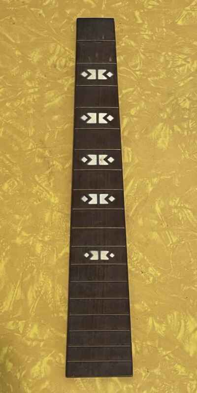 Vintage Parlor Guitar Stencil Fretboard Luthier Part, Harmony Silvertone Kay