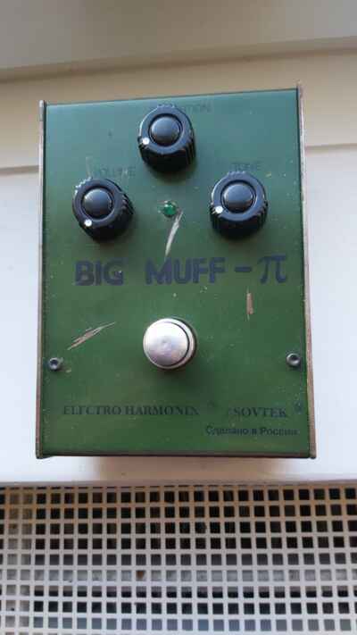 Electro Harmonix Green Russian Big Muff Vintage mit Kiste, ca. 1990er