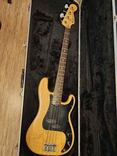 Fender Precision Bass Electric Guitar Vintage 1978-1979, Walnut Color, USA Made