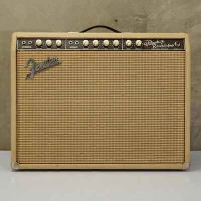 90s Fender Custom Vibrolux Reverb-Amp 40W 2x10" Guitar Combo Amplifier #56385