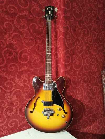 Gibson EB-2 1967 Sunburst Bass 335 Semi Hollow