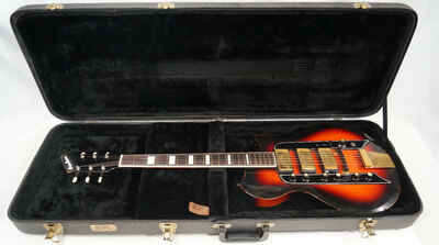 Rare Vintage 1959 Airline Town and Country STD Electric Guitar in Hard Case