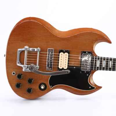 1973 Gibson SG Standard Walnut Electric Guitar w /  Bigsby & Case #50885