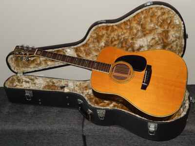 MADE IN JAPAN 1976 - C F. MOUNTAIN W500D - SUPERB - D45 STYLE - ACOUSTIC GUITAR