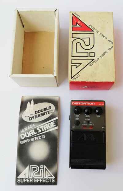 Vintage Pédale de distorsion ARIA DT-10 Japan 1980