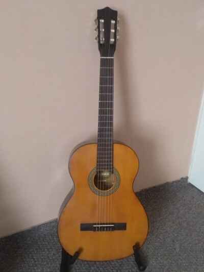 Viontage Classical Acoustic Guitar Musima Resonata from 1970 s.