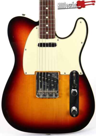 Fender American Vintage 62 Telecaster Custom Sunburst Electric Guitar w /  OHSC