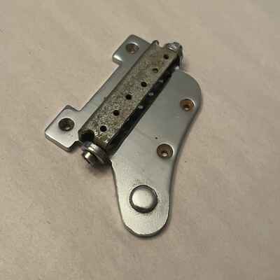 Vintage 60s Teisco ET-200 Electric Guitar Bridge Chrome