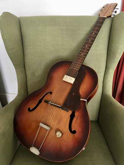 Zenith 19 1950??s  Archtop Electro Acoustic Guitar Framus