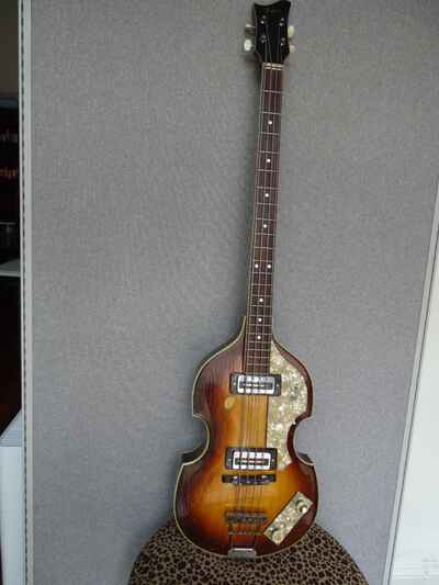 Vintage  Hofner  Beatle  Bass  From  the  Mid  1960