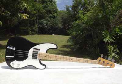 fender bass 1974 telecaster beautiful black