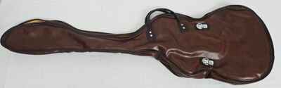 Vintage Yamaha Faux Brown Leather Guitar Gig Bag Case