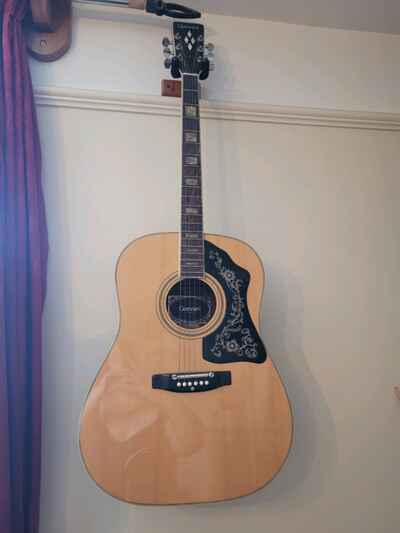 Giannini AWS 760 Folk Guitar Carved Headstock 1977, Brazil