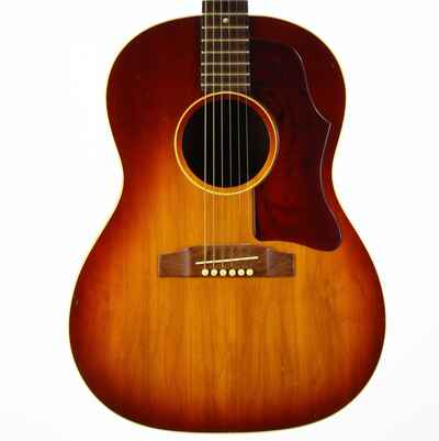 1965 Gibson LG-1 Sunburst WIDE NUT Small Body Guitar Project, Needs Reset!