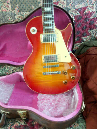 Greco 1989 Mint Collection EG 59-70  Flame Top Cherry sunburst