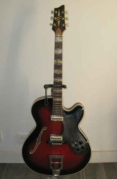 3078* guitare Framus Billy Lorento sunburst début 1960