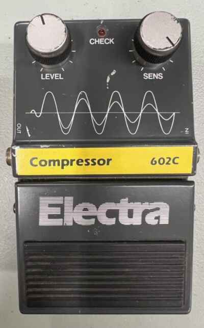 Electra 602C Compressor Pedal Vintage Guitar Effect Pedal Made in Japan