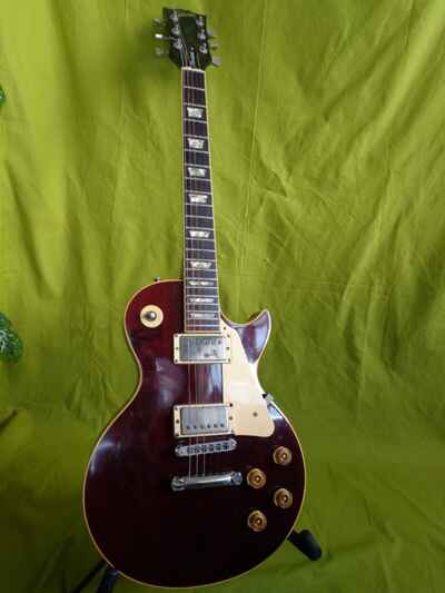 GIBSON LES PAUL STANDARD 1981 WINE RED W / OHSC * GOOD CONDITION *