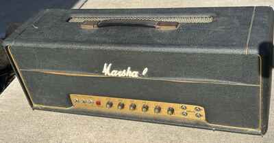 1973 Marshall 100watt JMP plexi Superlead Guitar Amp Amplifier Vintage Head 70s