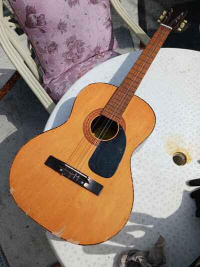 WINSTON Acoustic Guitar 3 / 4 Size 39" Japan Vintage 1960s