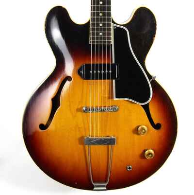 1960 Gibson ES-330T - All 1959 Specs Big Chunky Neck, Sunburst, Vintage ES330! H