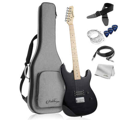 OPEN BOX - 39" Full-Size Electric Guitar Starter Kit, Humbucker Pickup, Black