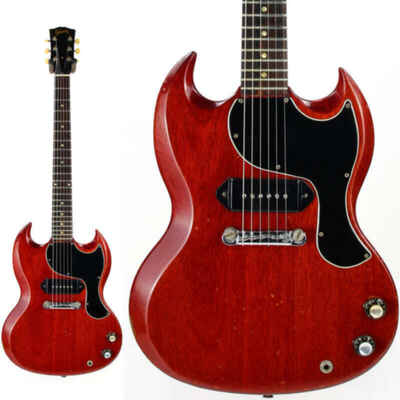 Early 1965 Gibson SG Jr. Junior WIDE NUT Cherry Red | No breaks, No refins Les P