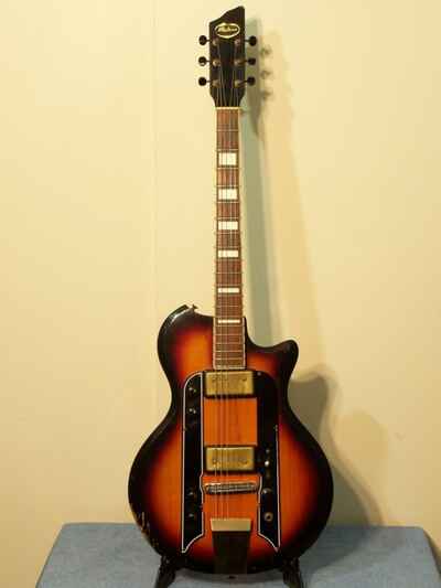 VINTAGE USA 1958 AIRLINE TOWN AND COUNTRY SUNBURST VALCO SUPRO NATIONAL