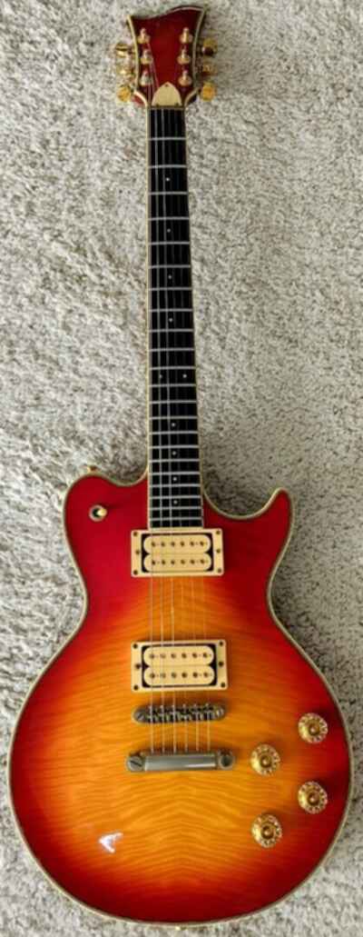 Electra X935CS Pro Endorser Cherry Sunburst Finish LP Electric Guitar, MIJ +Case